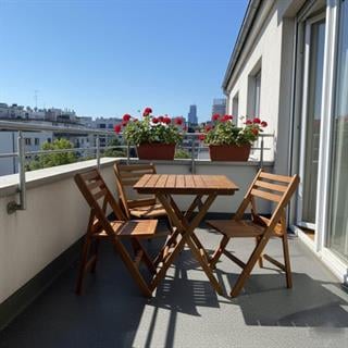 Albatros Ahşap Masa Sandalye Takımları -2 Kişilik Katlanır Bahçe Balkon Set