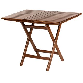 Albatros Ahşap Masa Sandalye Takımları - Beyaz Renk 4 Kişilik Katlanır Bahçe Balkon Set