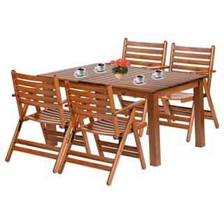 Antalya Ahşap Masa Sandalye Takımları Beyaz - 4 ve 6 Kişilik Bahçe Balkon Set