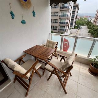 Antalya Ahşap Masa Sandalye Takımları - 3 ve 4 Kişilik Minderli Katlanır Bahçe Balkon Set