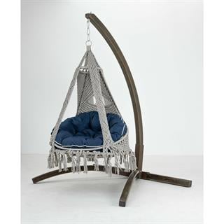 Bade Klasik Ahşap Salıncak Tek Kişilik - Bahçe, Balkon ve Teraslarda