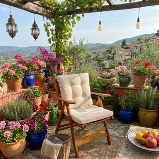 Bahçeci Sandalye Minder Seti - Antalya, London, Ürgüp, Madrid, Manavgat, Verona Sandalye Uyumlu