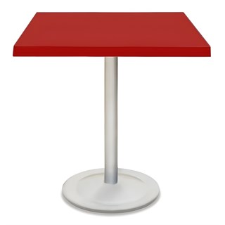 Bolero Metal Ayaklı Plastik Masa - Renk Seçimli 70x70 Kare Ev Ofis Kafe Masası