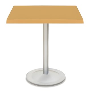 Bolero Metal Ayaklı Plastik Masa - Renk Seçimli 70x70 Kare Ev Ofis Kafe Masası