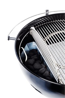 Bürme Partner 45.00 Black Masalı Profesyonel Kömürlü Barbekü - Yuvarlak Tasarım