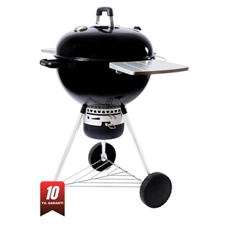 Bürme Partner 45.00 Black Masalı Profesyonel Kömürlü Barbekü - Yuvarlak Tasarım
