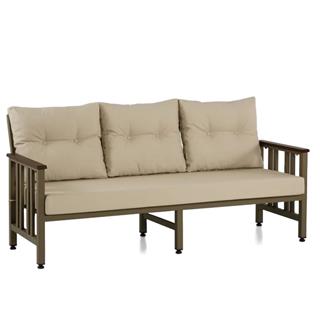 Çamlıca Alüminyum Bahçe Koltukları -Tekli, İkili, Üçlü Ebat Seçimli