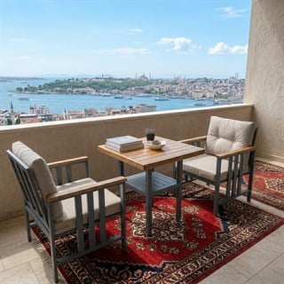 Çamlıca Balkon Set | Alüminyum Bahçe, Teras, Balkon Kanepe Takımı