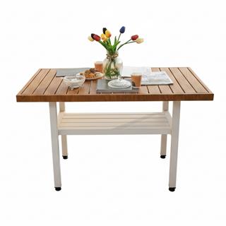 Çamlıca Masalar | Alüminyum Bahçe Balkon Mutfak Masası - Tablalı, Ebat Seçimli