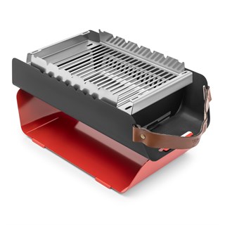 Cheffi Fumo L Çantalı Pratik Mangal Barbekü Kırmızı