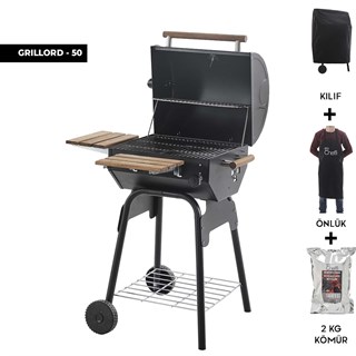 Cheffi Grillord-50 Kömürlü Barbekü Mangal (ÖNLÜK VE KILIF HEDİYELİ)