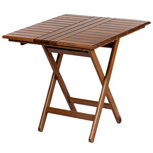 Didim Ahşap Masa Sandalye Takımları -2 Kişilik Katlanır Bahçe Balkon Set