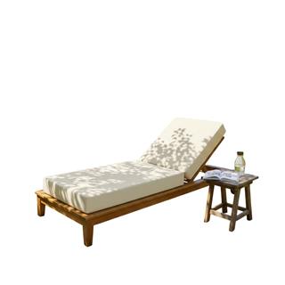 Efes Geniş Ahşap Şezlong - 3 Kademeli