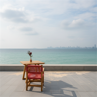 Gökçeada Ahşap Bahçe Takımı: Kare Masa + 2 Sandalye Set, Masif Kestane