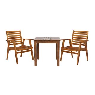 Heybeli Ahşap Masa Sandalye Takımları -2 Kişilik Bahçe Balkon Set