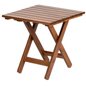 Kaş Katlanır Ahşap Bahçe Balkon Sehpaları -Ebat Seçimli