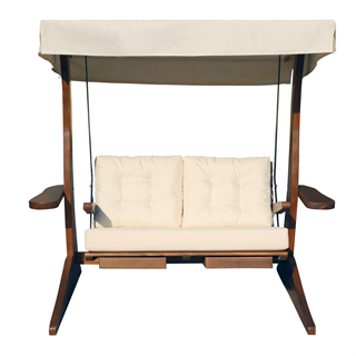 Maçka Ahşap Bahçe Salıncakları - 2li, 3lü, 4lü Ebat Seçimli