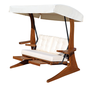 Maçka Ahşap Bahçe Salıncakları - 2li, 3lü, 4lü Ebat Seçimli