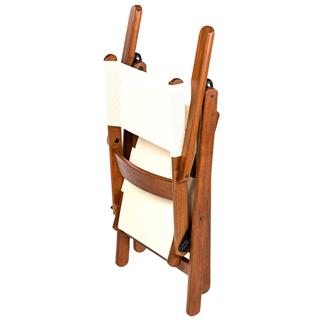 Marmaris Ahşap Masa Sandalye Takımları -2 Kişilik Katlanır Bahçe Balkon Yuvarlak Set, PVCli