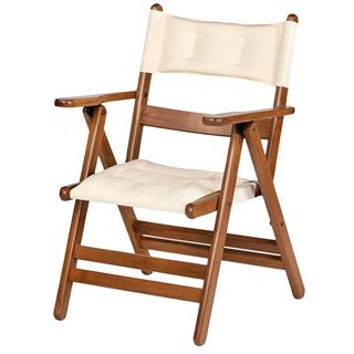 Marmaris Ahşap Masa Sandalye Takımları -3 Kişilik Katlanır Bahçe Balkon Yuvarlak Set, Minderli