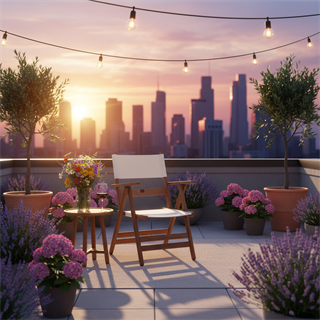 Marmaris Katlanır Ahşap Bahçe Balkon Sandalyesi -Kolçaklı, PVC Kumaşlı