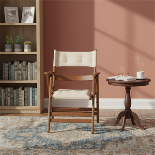 Marmaris MS Ahşap Masa Sandalye Takımları - 4 Kişilik Bahçe Balkon Seti, Minderli