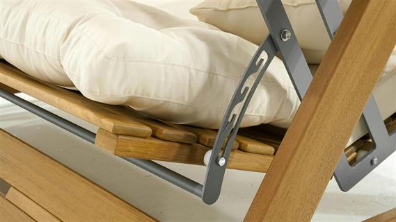 Meda XL Ladin Ahşap Salıncak Dış Mekan Bahçe Balkon Ve Teras Salıncağı