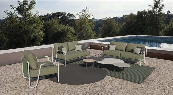 Papatya Ada Sehpa - Compact Tabla & Metal Ayak