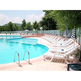 Papatya Avangarde Beyaz Plastik Şezlong -4 Kademe Sırt Dayama