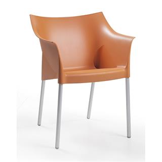 Papatya Casper Plastik Koltuk -Alüminyum Ayaklı Plastik Bahçe Balkon Sandalyesi