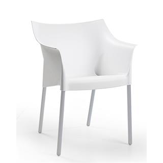 Papatya Casper Plastik Koltuk -Alüminyum Ayaklı Plastik Bahçe Balkon Sandalyesi