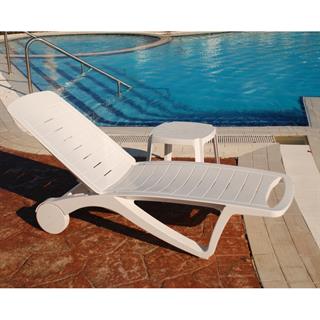 Papatya Elegance Plastik Şezlong -4 Kademe Sırt Dayama