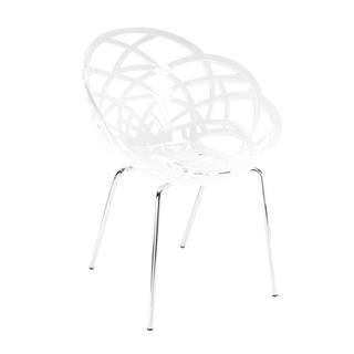 Papatya Flora-ML Koltuk | Plastik Gövde - Metal Ayak | Ev Ofis Koltuğu