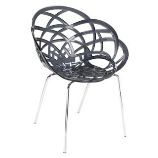 Papatya Flora-ML Koltuk | Plastik Gövde - Metal Ayak | Ev Ofis Koltuğu