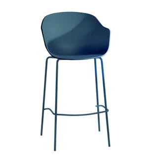 Papatya Globe-K Bar Tabure | Metal Ayak - Plastik Oturum | Ev, Ofis Sandalye