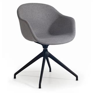 Papatya Globe-K Swivel Soft Döner Koltuk | Metal Ayak - Kumaş Kaplama | Ev Ofis Koltuğu