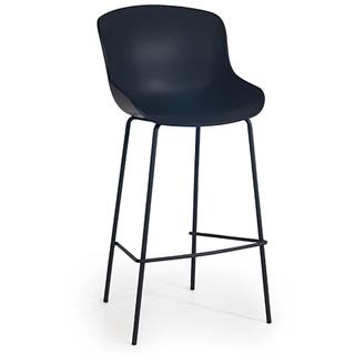 Papatya Globe-S Bar Tabure | Metal Ayak - Plastik Oturum | Bar Tipi Sandalye