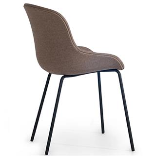 Papatya Globe-S ML Soft Sandalye | Metal Ayak - Kumaş Oturum | Ev, Ofis, Bahçe Sandalyesi