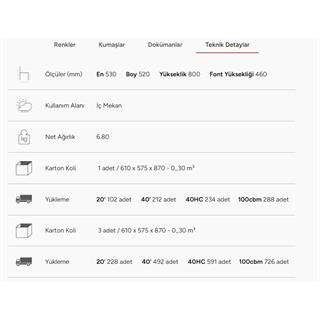 Papatya Globe-S ML Soft Sandalye | Metal Ayak - Kumaş Oturum | Ev, Ofis, Bahçe Sandalyesi