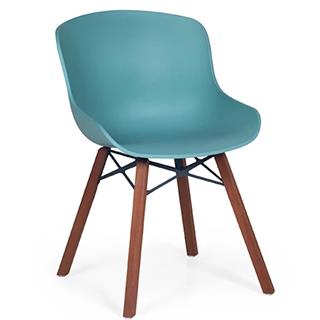 Papatya Globe-S Wox Sandalye | Iroko Ayak - Plastik Oturum | Ev, Ofis, Bahçe Koltuğu