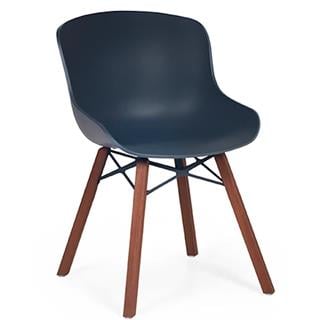 Papatya Globe-S Wox Sandalye | Iroko Ayak - Plastik Oturum | Ev, Ofis, Bahçe Koltuğu