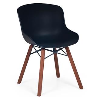 Papatya Globe-S Wox Sandalye | Iroko Ayak - Plastik Oturum | Ev, Ofis, Bahçe Koltuğu