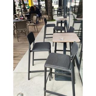 Papatya Joy-S Bar 75 cm Plastik Bar Sandalyesi
