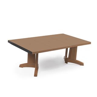 Papatya Katar 1 Plastik Bahçe Balkon Masası 115x180 | 8-10 Kişilik