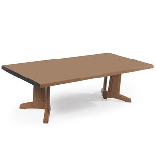 Papatya Katar 2 Plastik Bahçe Balkon Masası - 115x240 - 10 Kişilik