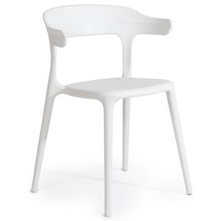 Papatya Luna Stripe Plastik Sandalye | Bahçe, Mutfak, Balkon Sandalyesi