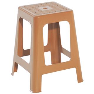 Papatya Mercan Plastik Tabure - Bahçe Balkon Taburesi