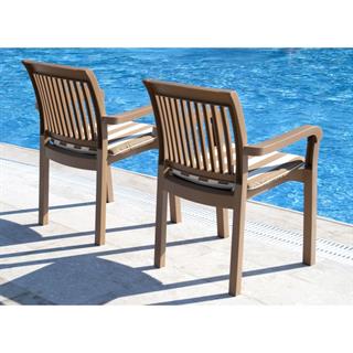 Papatya Mistral Koltuk - Plastik Bahçe Balkon Koltuğu