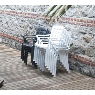 Papatya Pasha Koltuk - Plastik Bahçe Balkon Koltuğu