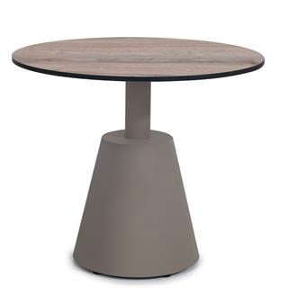 Papatya Roll Sehpa 222 - Compact Tabla & Metal Ayak Kafe Sehpası